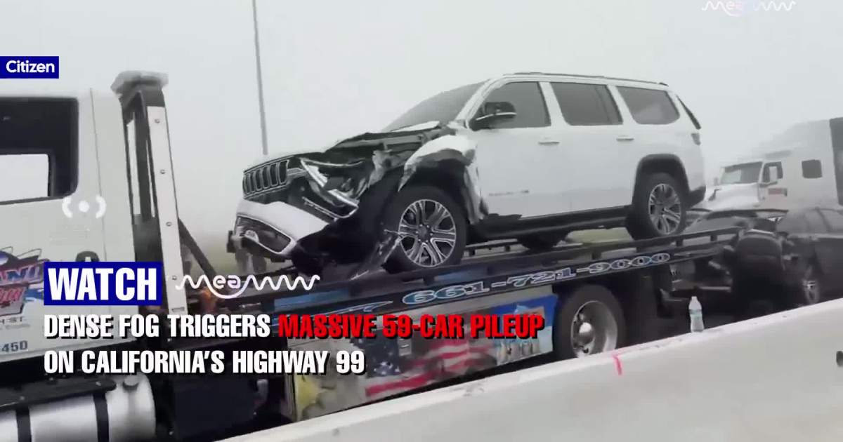 Massive 59-car Pileup Along California’s Highway 99 - MEAWW News
