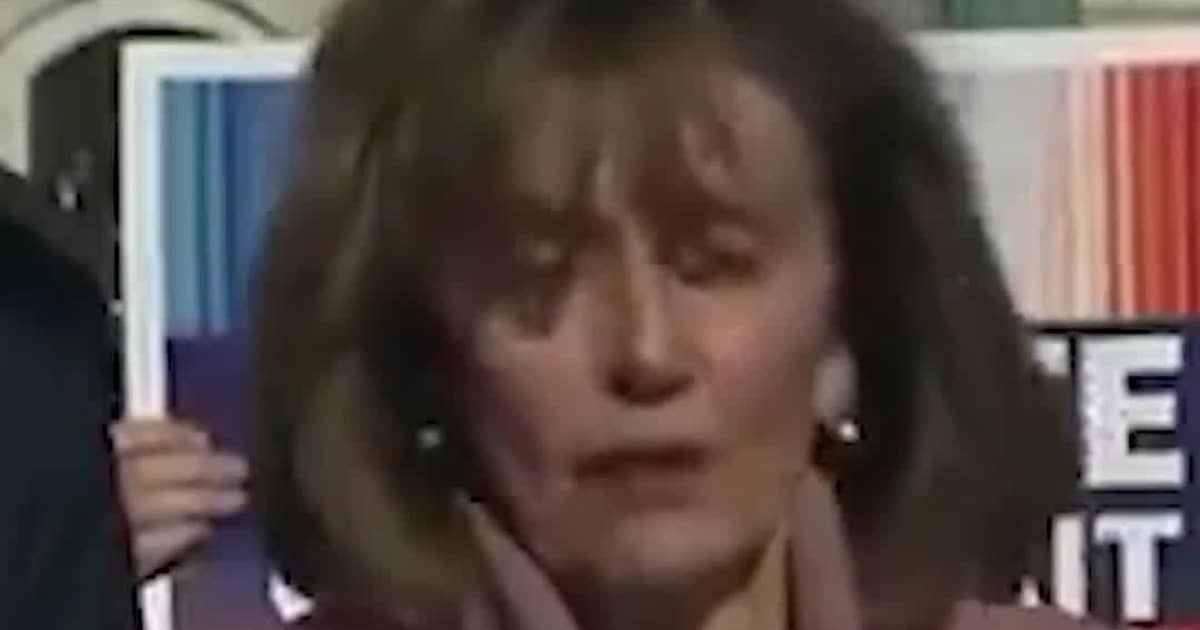 Pelosi Says Trump Is the Real “Con Job”