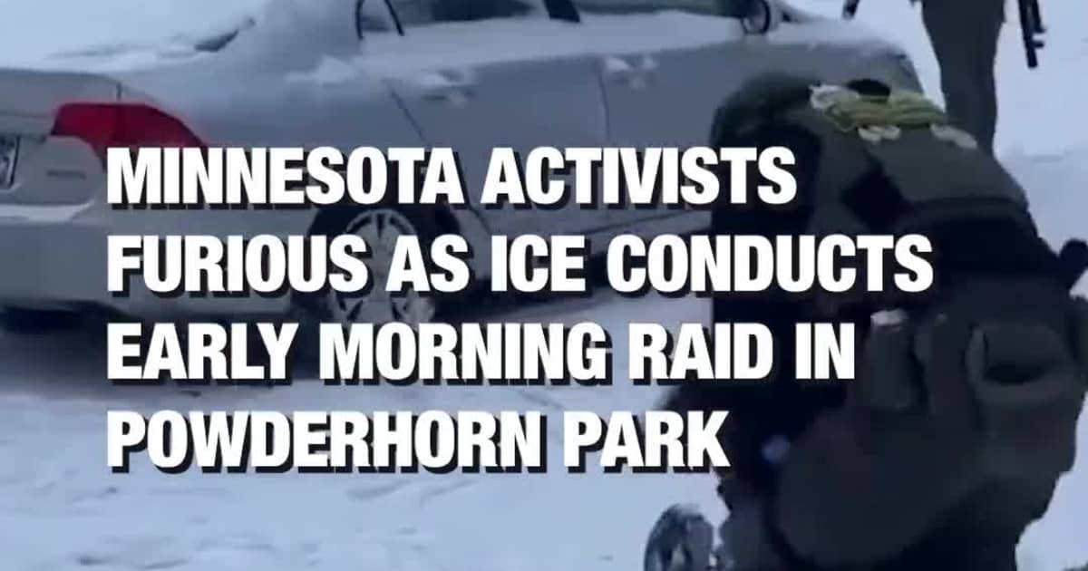Minnesota Activists Furious as ICE Conducts Early Morning Raid in Powderhorn Park