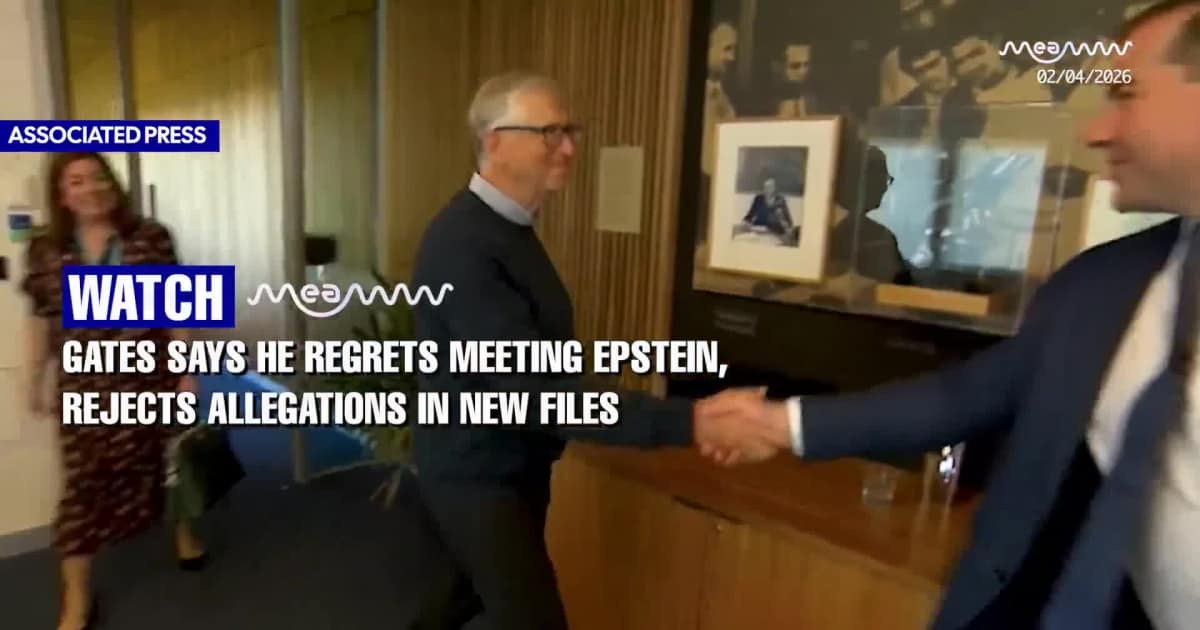 Bill Gates says Epstein email is 'false' and denies any wrongdoing