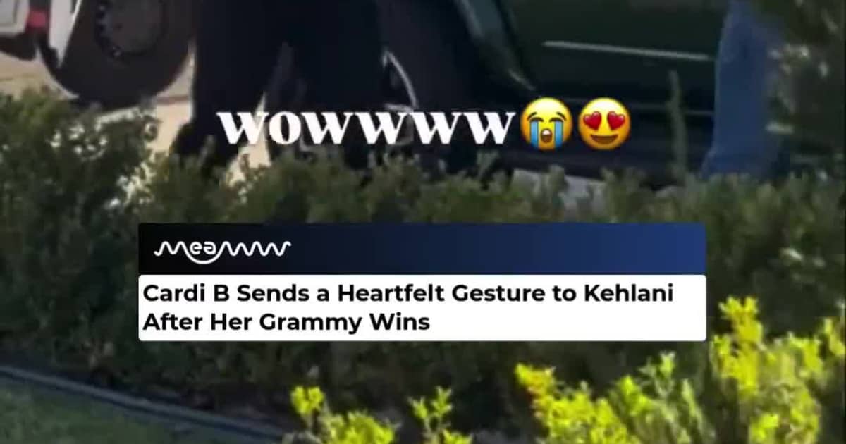 Cardi B Gifts Huge Bouquets to Kehlani After Her Grammy Wins