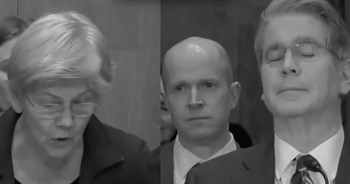 Scott Bessent Tells Sen. Warren Trump Made a Joke About Her: “It Got a Lot of Laughs”