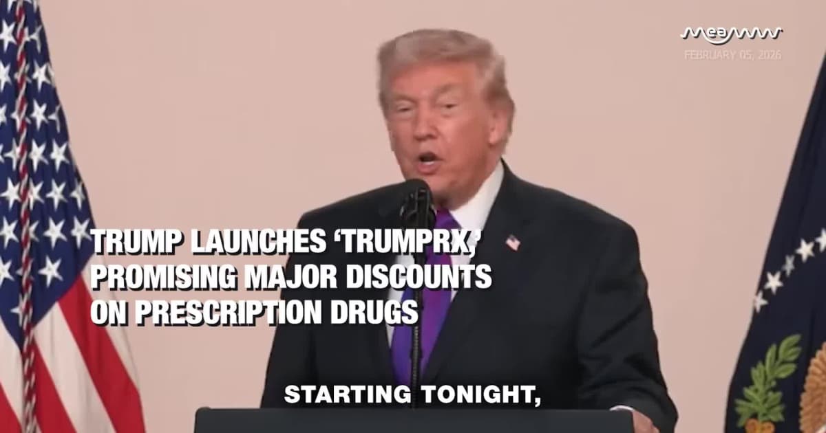 Trump Launches ‘TrumpRx,’ Promising Major Discounts on Prescription Drugs