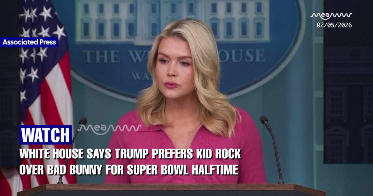 White House: Trump will tune into Kid Rock, not Bad Bunny, during Superbowl halftime show