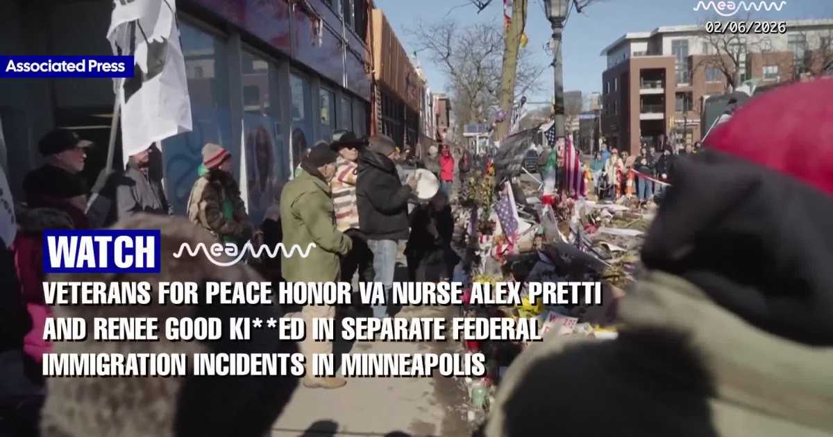 Veterans for Peace Honor VA Nurse Alex Pretti And Renee Good ki**ed in separate federal immigration incidents in Minneapolis