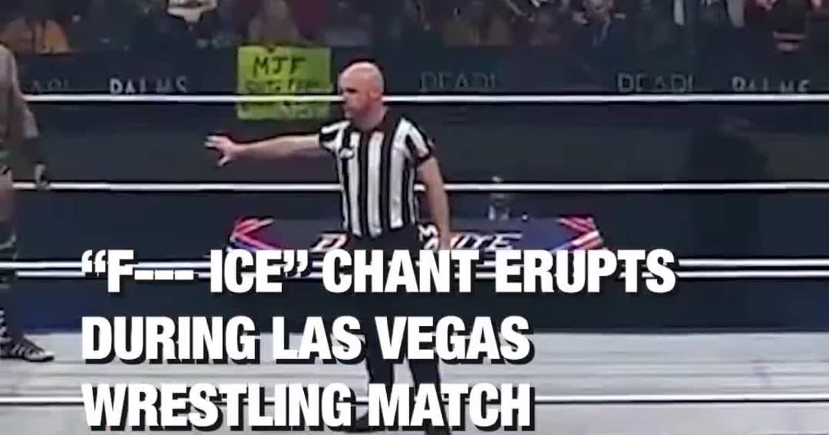 “F--- ICE” Chant Erupts During Las Vegas Wrestling Match