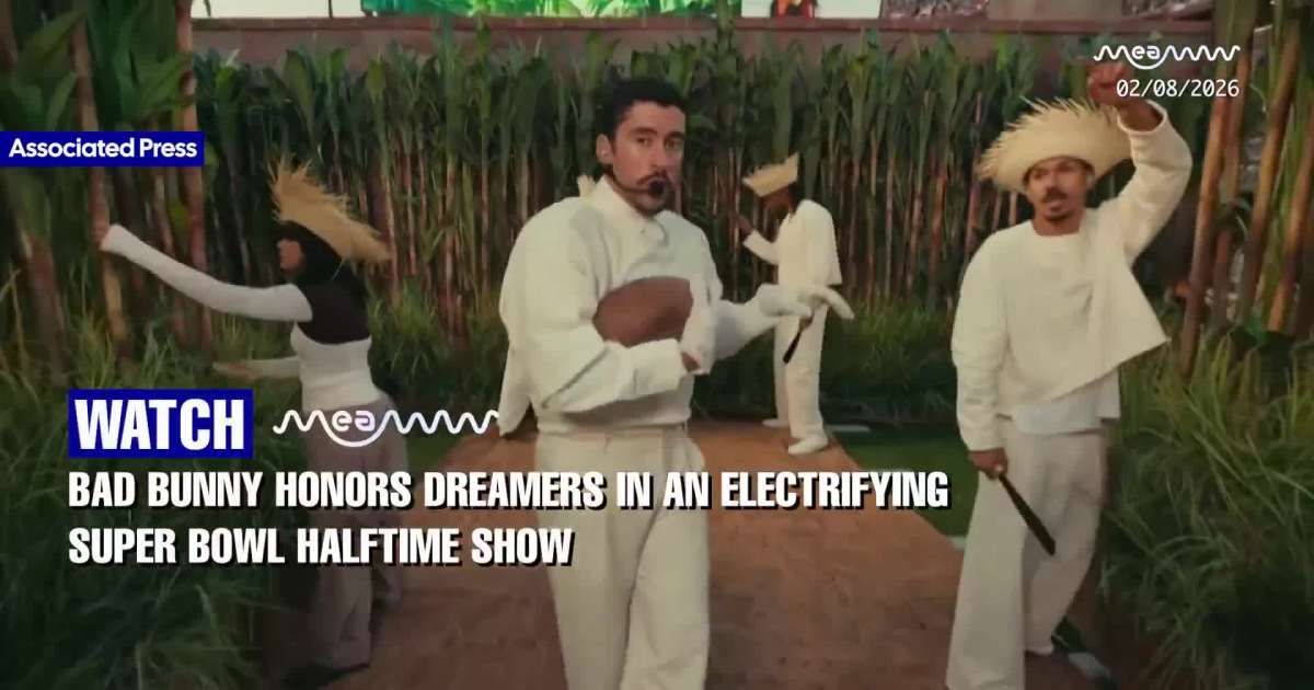 Bad Bunny Honors Dreamers in Electrifying Super Bowl Halftime Show