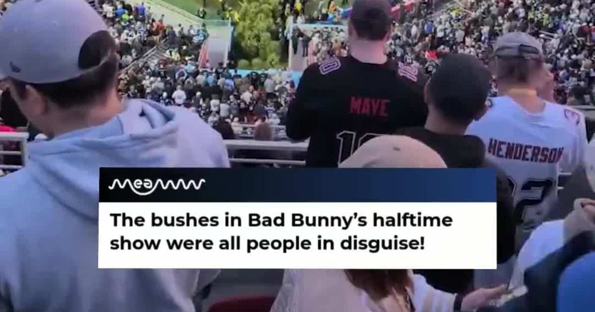 All the “shrubs” in Bad Bunny’s halftime show were people