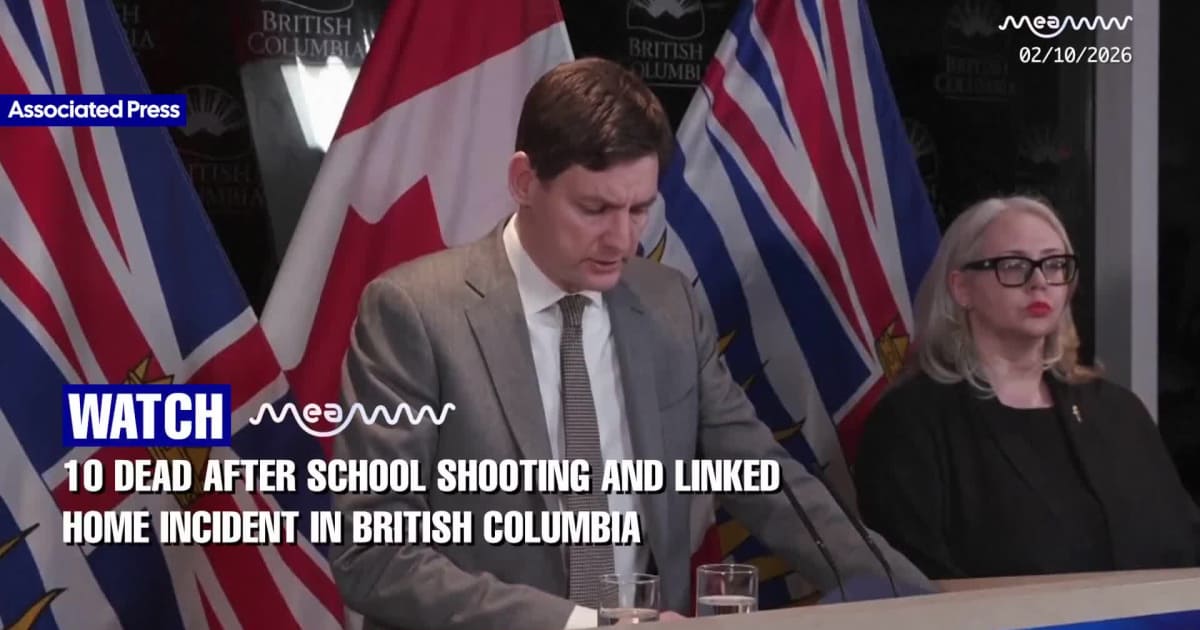 Canada School Shooting | 10 Dead After School Shooting in British ...