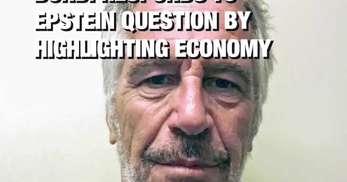 “The Dow Is Over 50K”: Bondi Responds to Epstein Question by Highlighting Economy