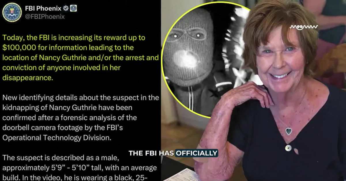 FBI Doubles Reward to $100K As New Suspect Details Emerge in Nancy Guthrie Kidnapping