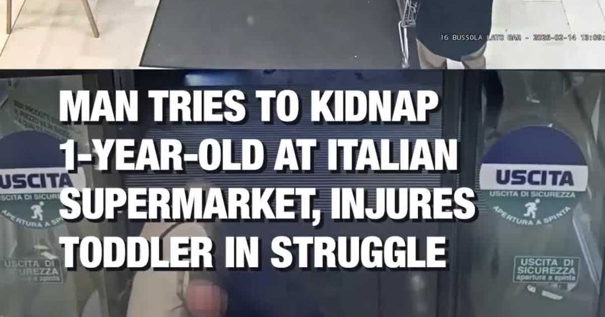 Man Tries to Kidnap 1-Year-Old at Italian Supermarket, Injures Toddler in Struggle