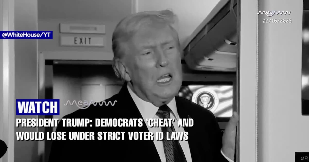 Trump Says Democrats ‘Could Never Win’ With Voter ID and Proof of Citizenship