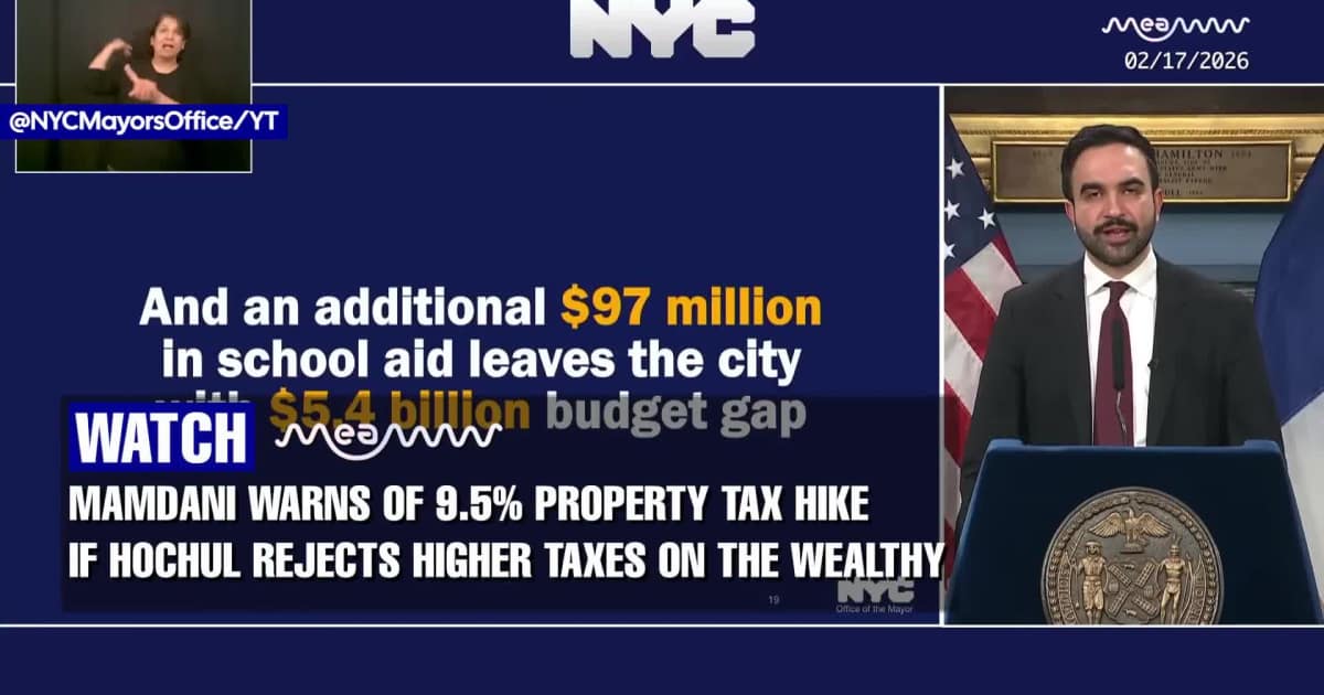 NYC Budget Battle: Mamdani Unveils $127B Plan, Signals Possible Property Tax Hike