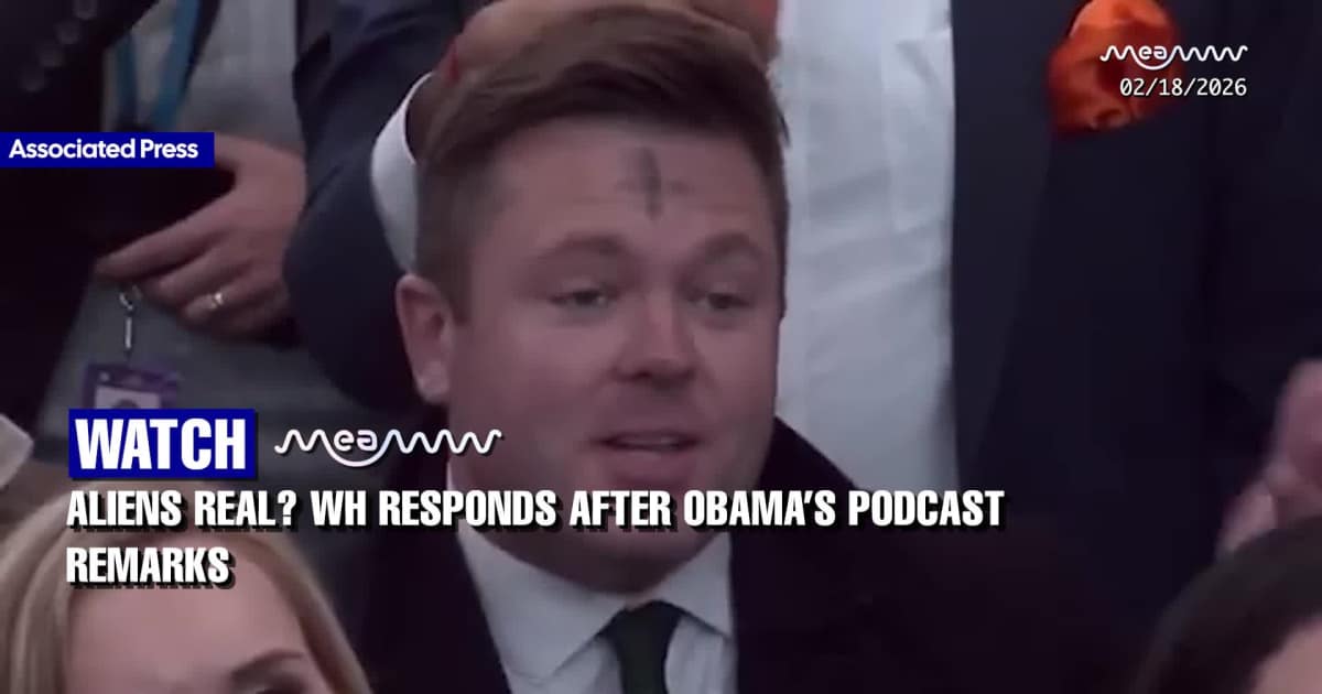 Karoline Leavitt Asked Point-Blank: Does Trump Admin Believe in Aliens?