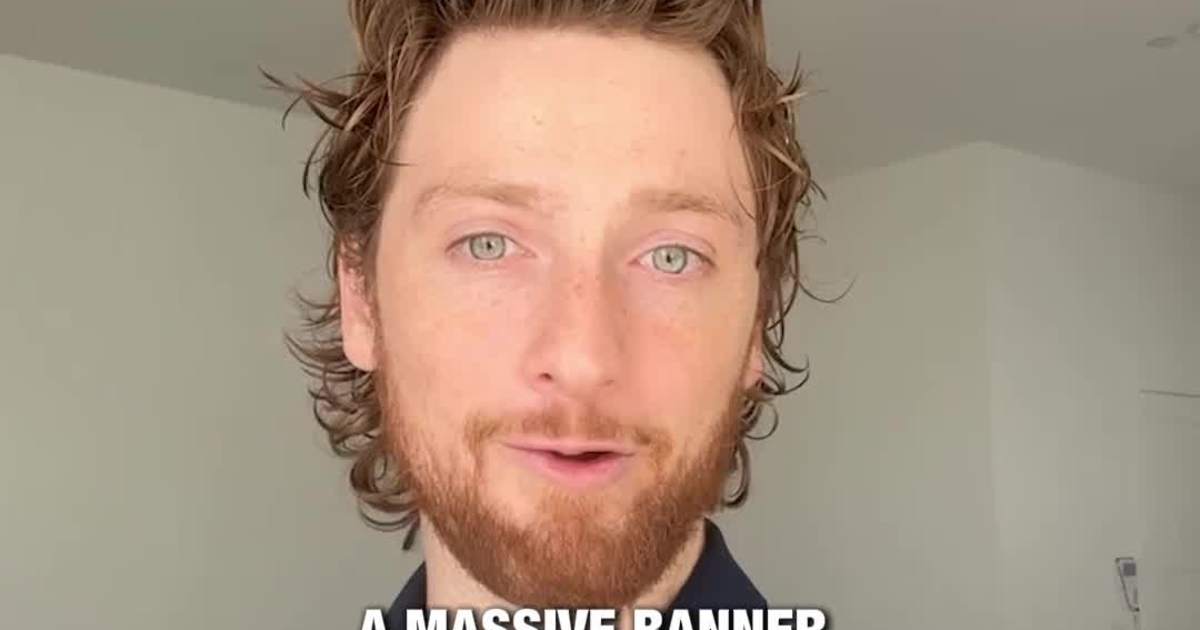 Trump Banner Dominates Justice Department Facade