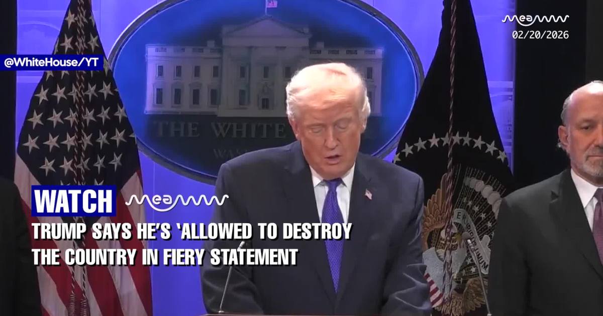 Trump: “I Can Destroy Any Country I Want” in Blunt Remarks