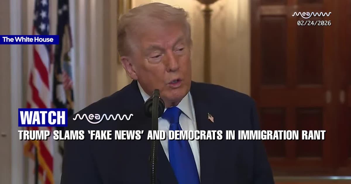 Trump Erupts Over Immigration: “They Don’t Want to Hear It, They Protect Murderers!”