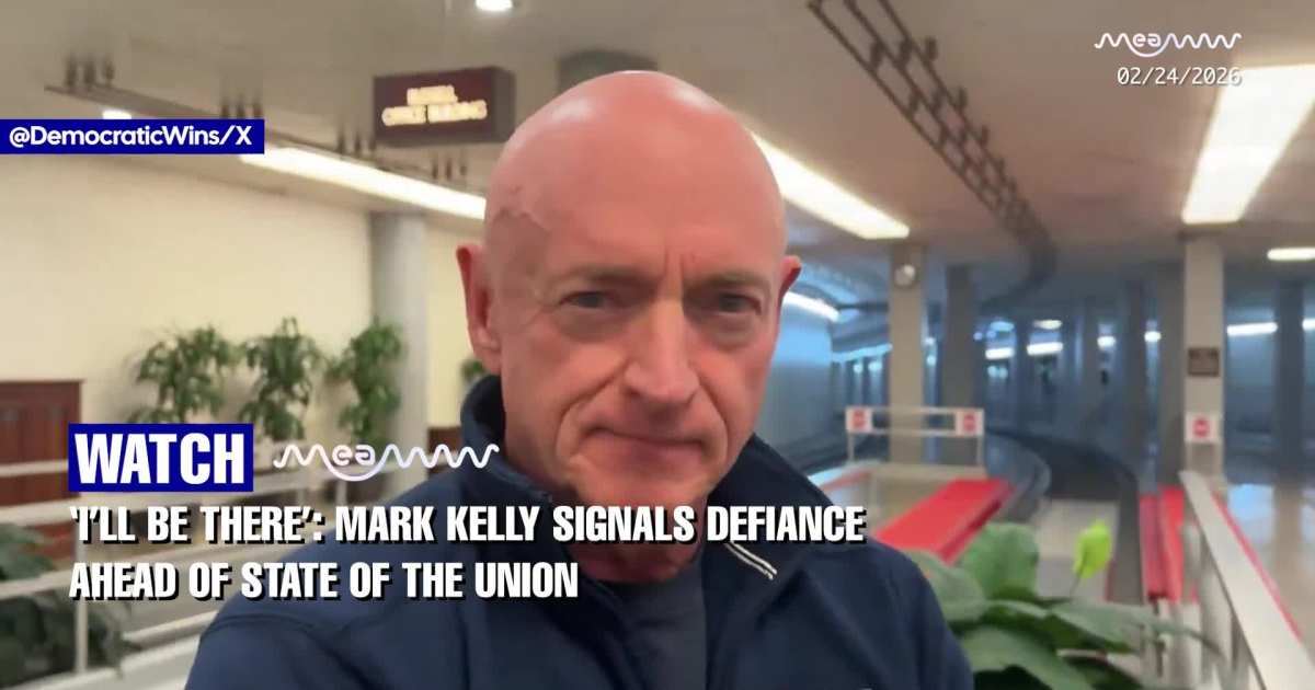 Mark Kelly Says He’ll Attend State of the Union Despite Trump Feud