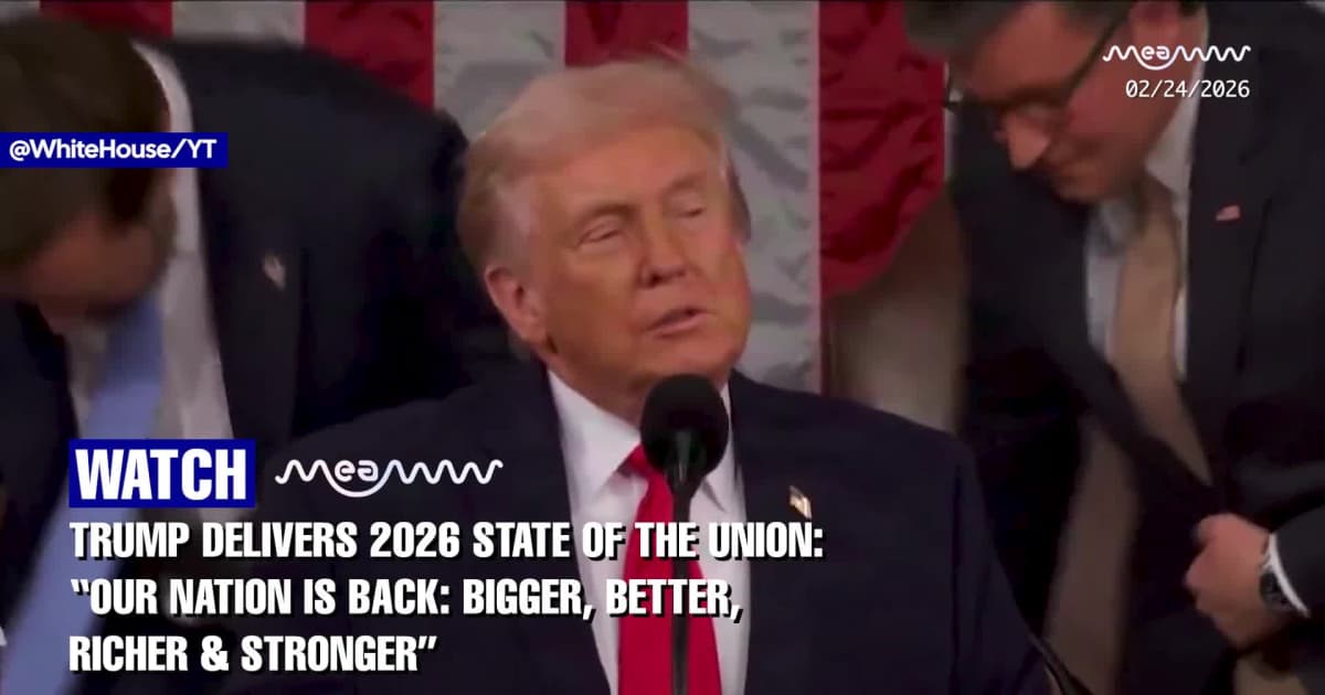 Trump Declares America “Bigger, Better, Richer, Stronger” in 2026 State of the Union
