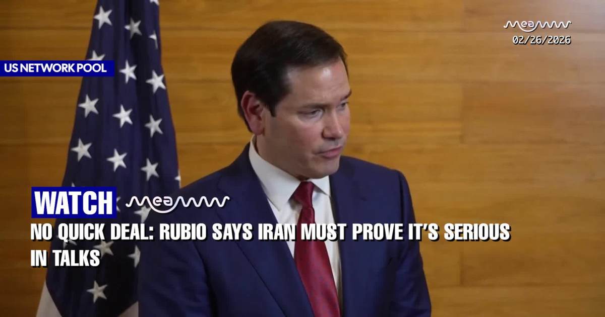 Rubio Signals Tough US Stance as Iran Talks Resume, No Breakthrough Expected