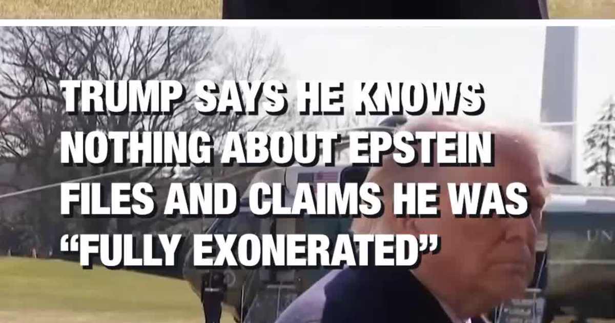 Trump Says He Knows Nothing About Epstein Files and Claims He Was “Fully Exonerated”