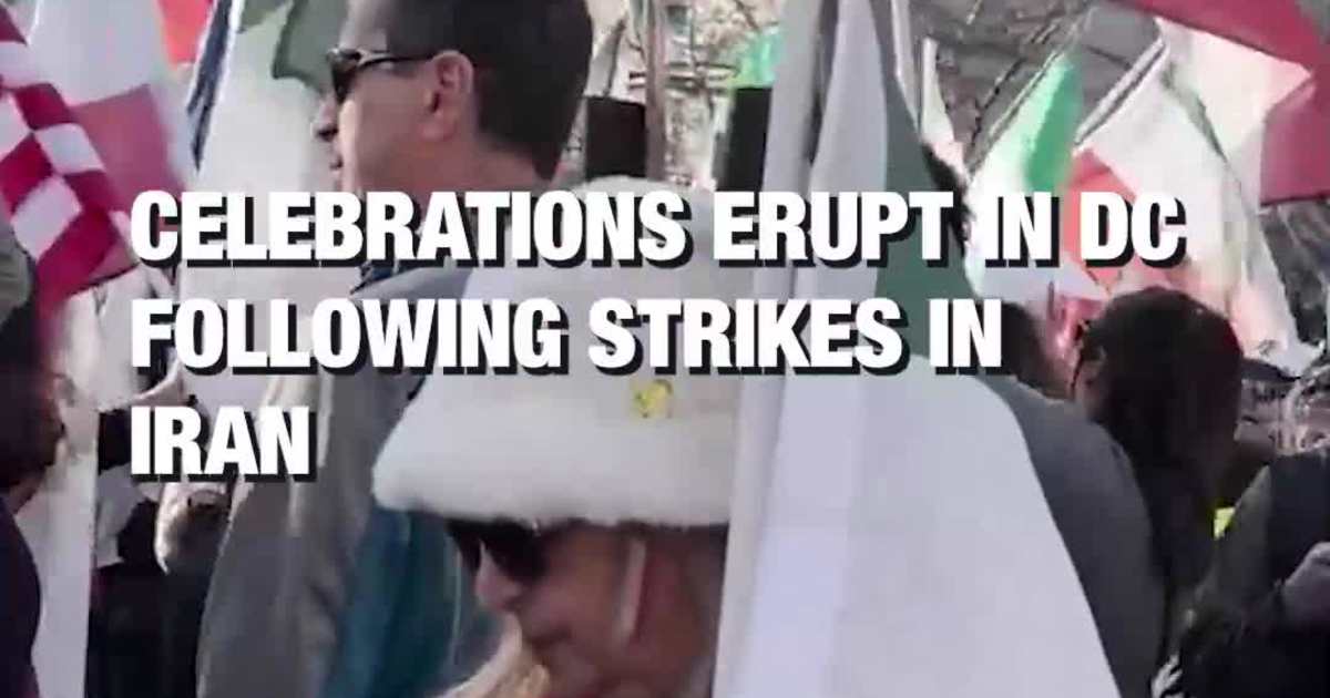 Celebrations Erupt in DC Following Strikes in Iran