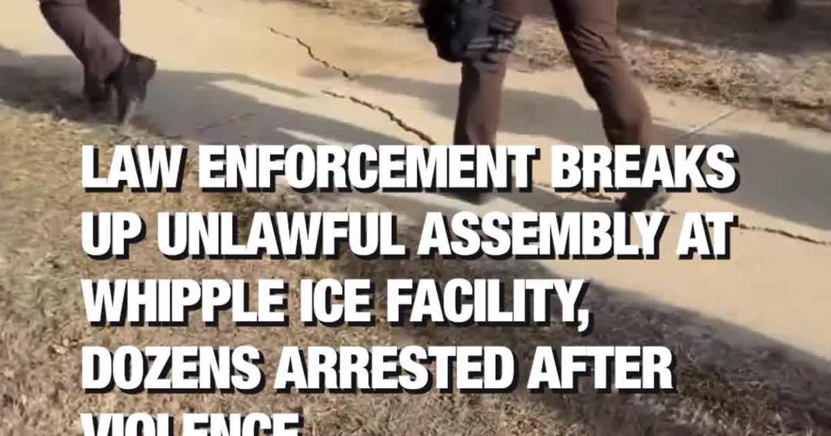 Law Enforcement Breaks Up Unlawful Assembly at Whipple ICE Facility, Dozens Arrested After Vi*lence