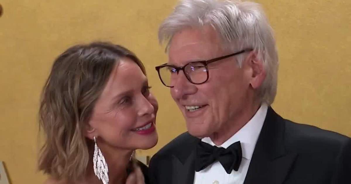 Calista Flockhart’s Playful PDA With Harrison Ford