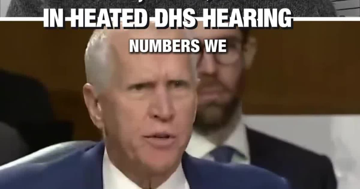 Thom Tillis Confronts Kristi Noem: “Quality Matters, Not Quantity” in Heated DHS Hearing