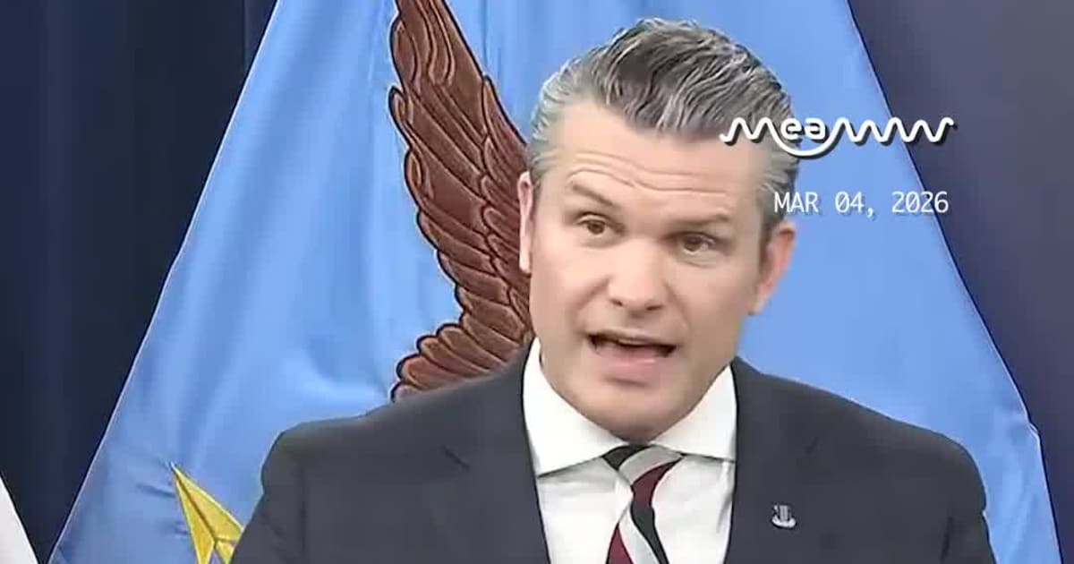 “Got Him Twice” - Pete Hegseth Says U.S. Navy Sank Iran’s “Prize Ship, the Soleimani”