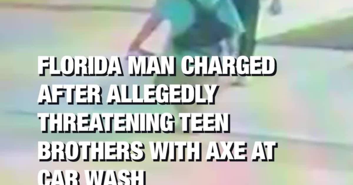 Florida Man Charged After Allegedly Threatening Teen Brothers With Axe ...