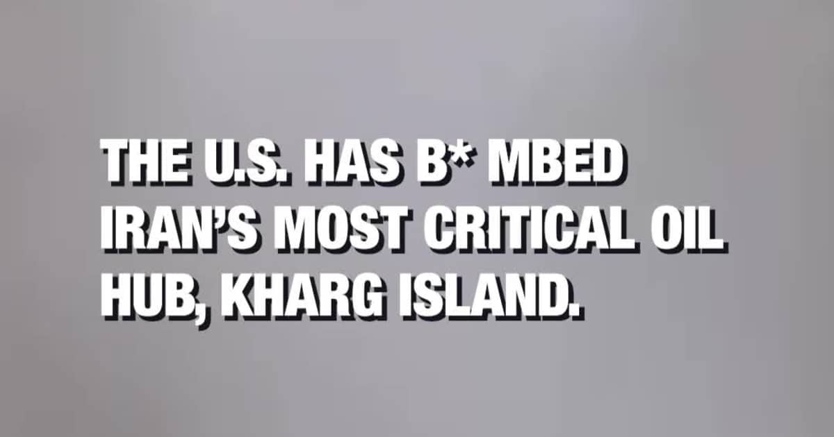 US B*mbs Iran’s Kharg Island — Trump Calls It Historic Middle East Strike