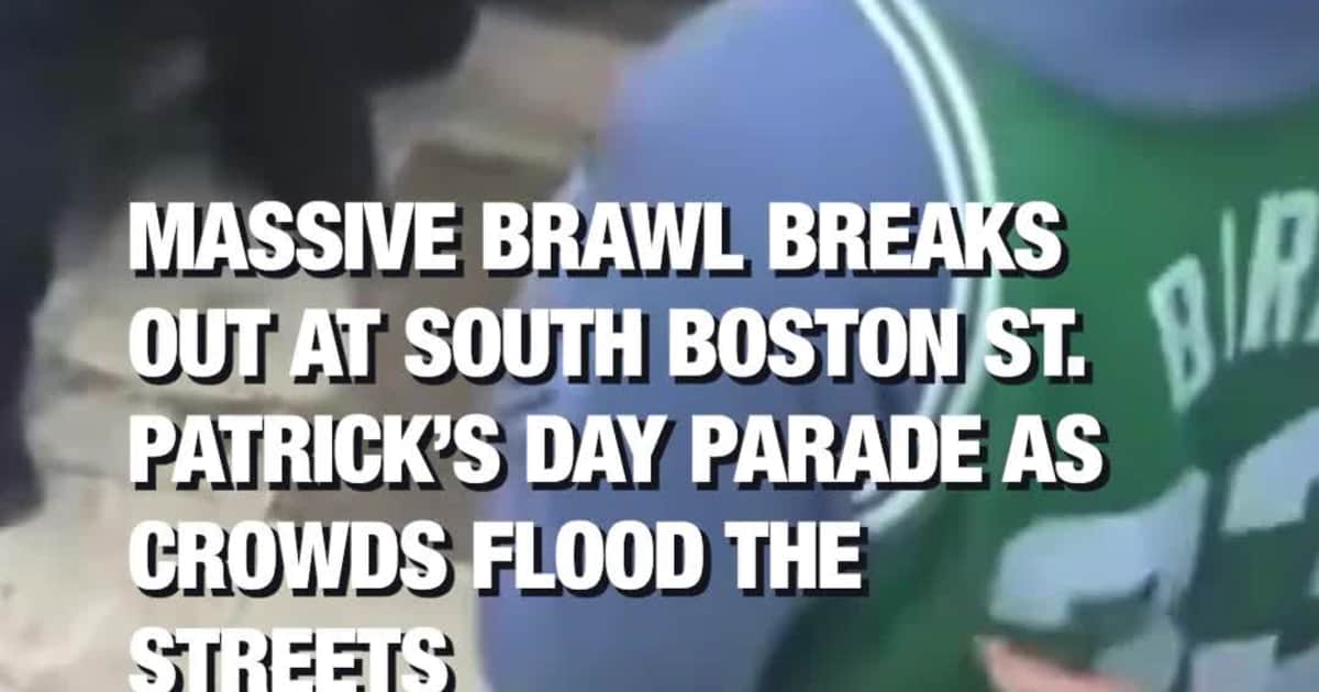 Massive Brawl Breaks Out at South Boston St. Patrick’s Day Parade as Crowds Flood the Streets