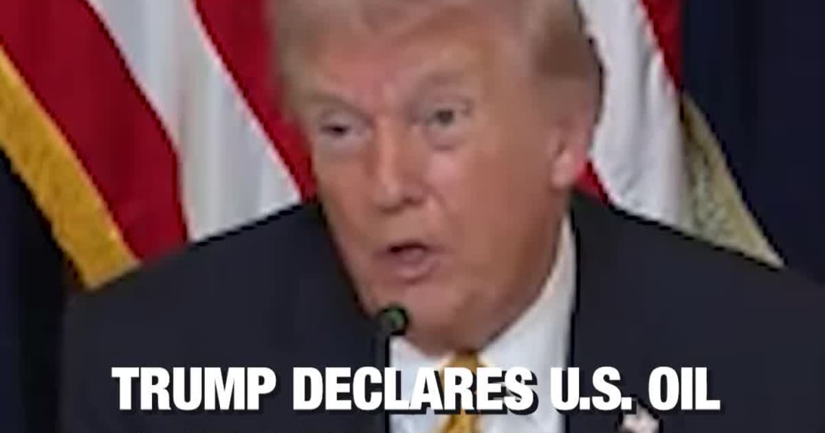 Trump Declares U.S. Oil Dominance: “America Doesn’t Need Middle East Oil”