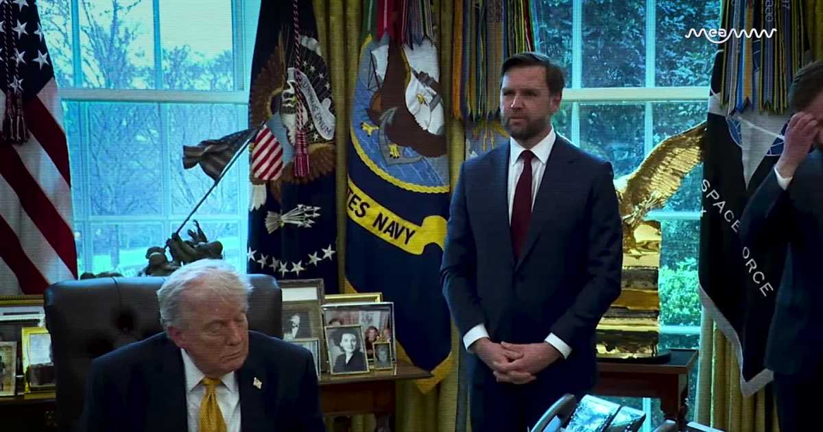 WATCH: Reporter Questions JD Vance on Backing Iran War Despite Past Opposition.