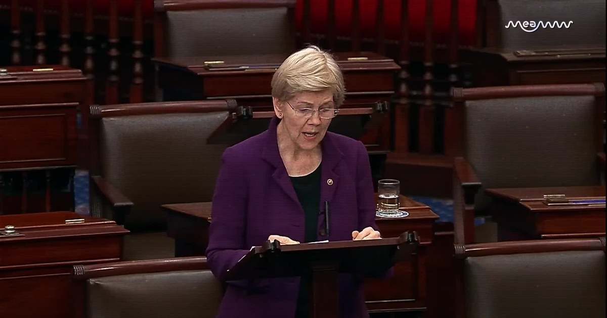 Warren: “Trump Promised No More Wars, Now Spends $1 Billion a Day on Iran.”