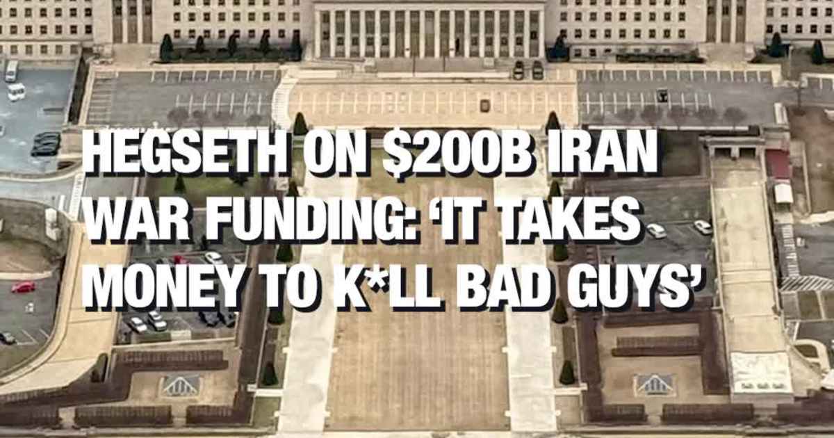 Pete Hegseth on $200B Iran War Request: ‘It Takes Money to Kill Bad Guys’