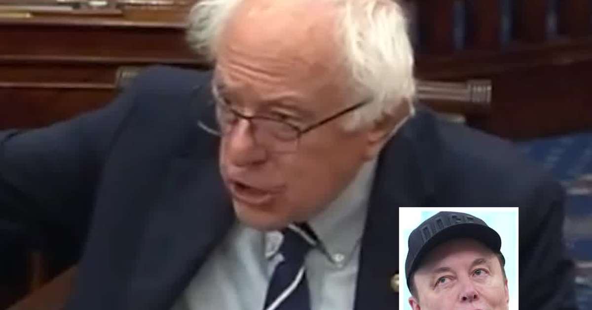 Sen. Bernie Sanders Points to Elon Musk’s Wealth, Questions U.S. Inequality
