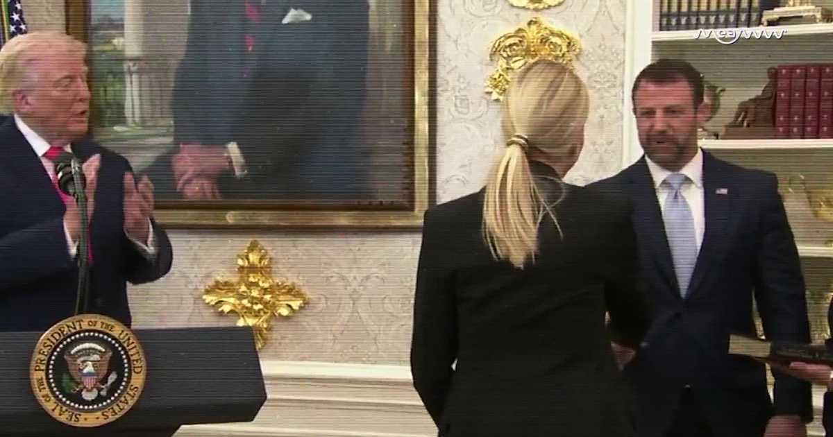 Trump Hosts Mullin Swearing-In as DHS Secretary