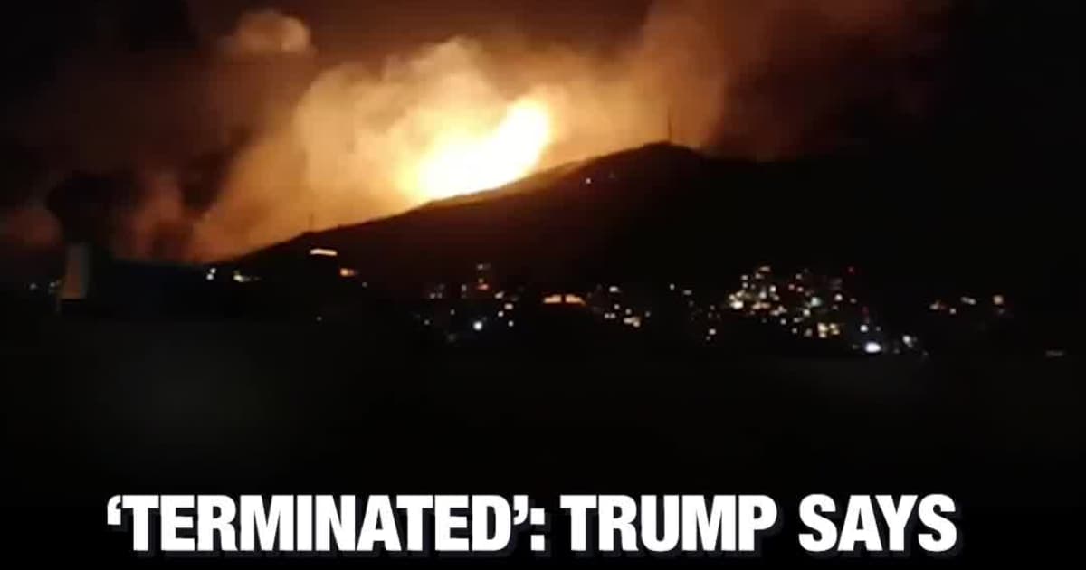 ‘Terminated’: Trump Says ‘Many’ Iranian Military Leaders Killed in Tehran Strike, Shares Video               OR                                                                                                                                                                                 Trump Shares Strike Video, Says ‘Many’ Iranian Military Leaders ‘Terminated’