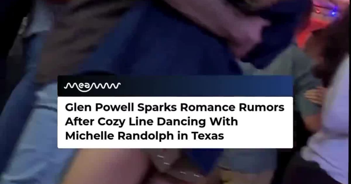 Glen Powell Sparks Romance Buzz as He  Line-Dances with Michelle Randolph