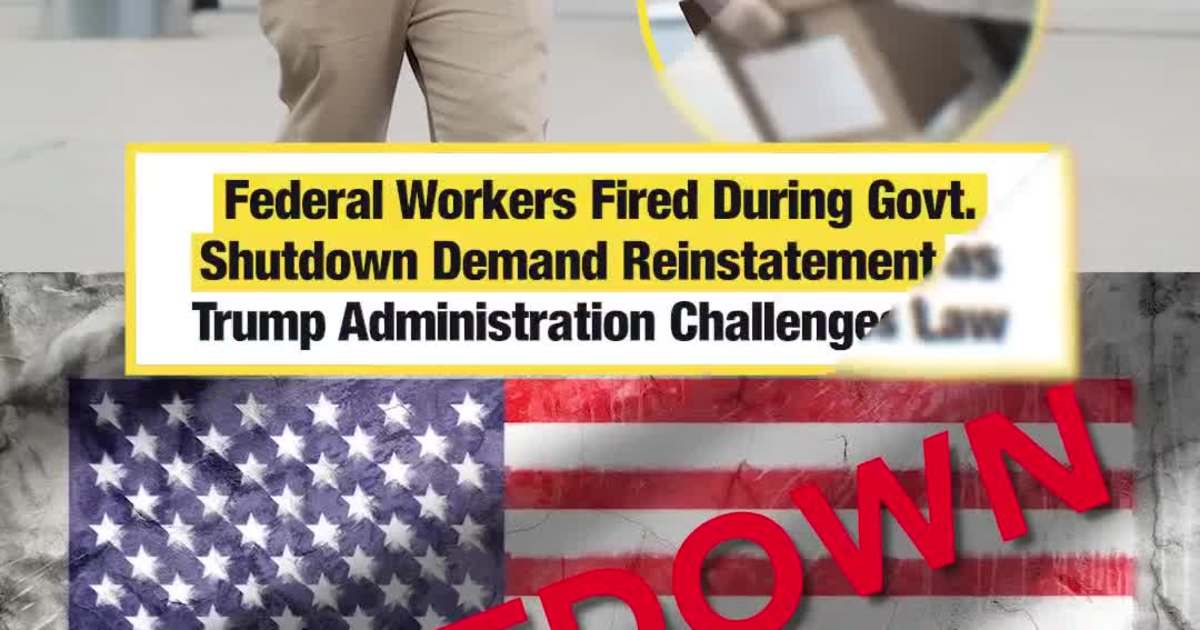 Federal Workers Fight for Reinstatement After Shutdown Layoffs