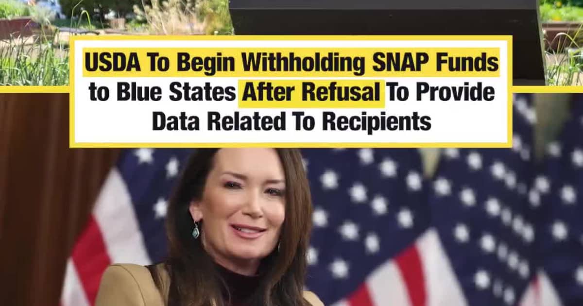 21 Blue States To Face SNAP Fund Cuts For Blocking Fraud Data Handover
