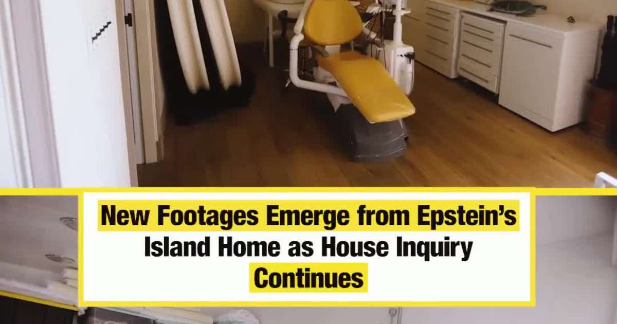 New Footages Emerge from Epstein’s Island Home as House Inquiry Continues