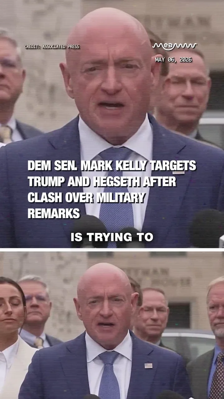 Dem Sen. Mark Kelly Targets Trump and Hegseth After Clash Over Military Remarks