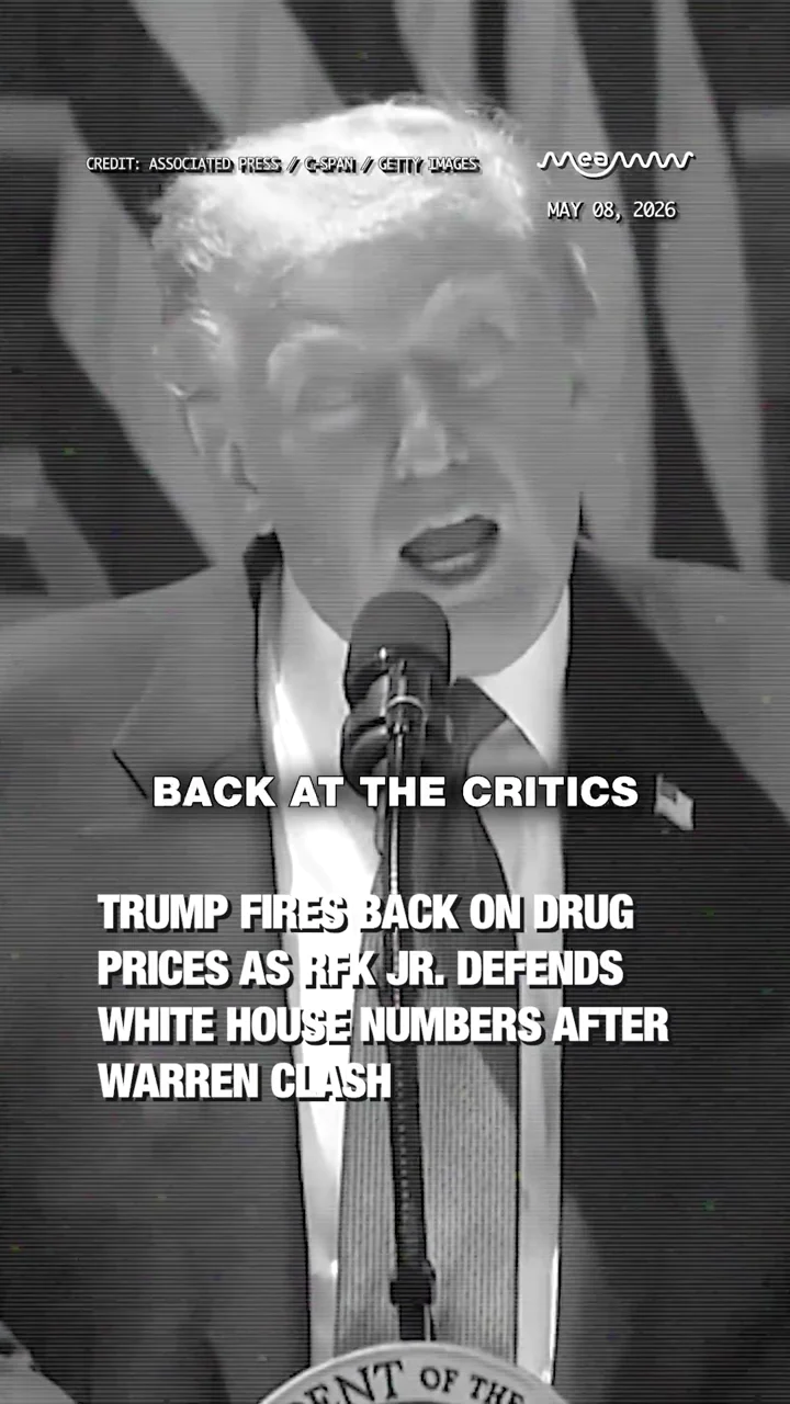 Trump Fires Back on Drug Prices as RFK Jr. Defends White House Numbers After Warren Clash