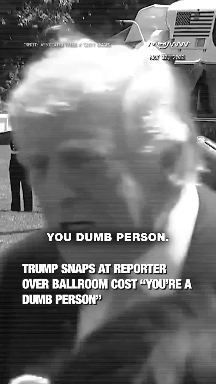 Trump Snaps at Reporter Over Ballroom Cost “You’re a Dumb Person”