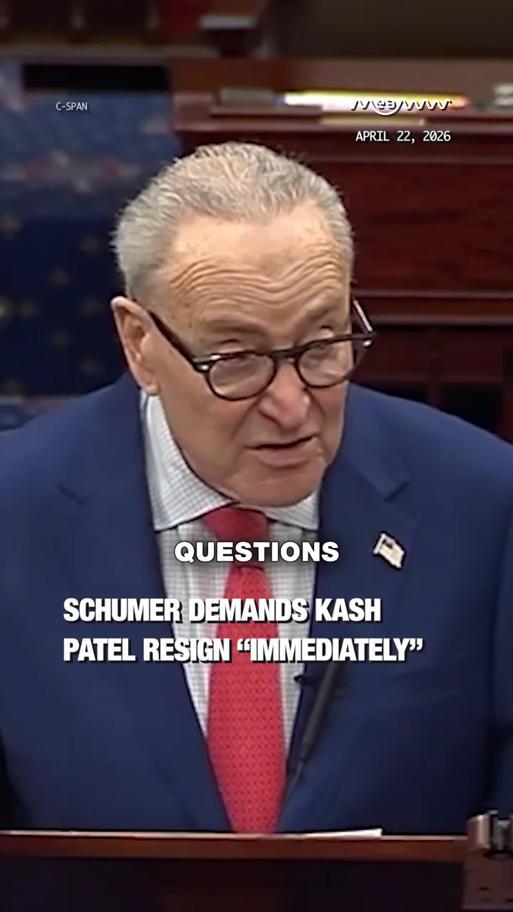 Schumer Demands Kash Patel Resign “Immediately”
