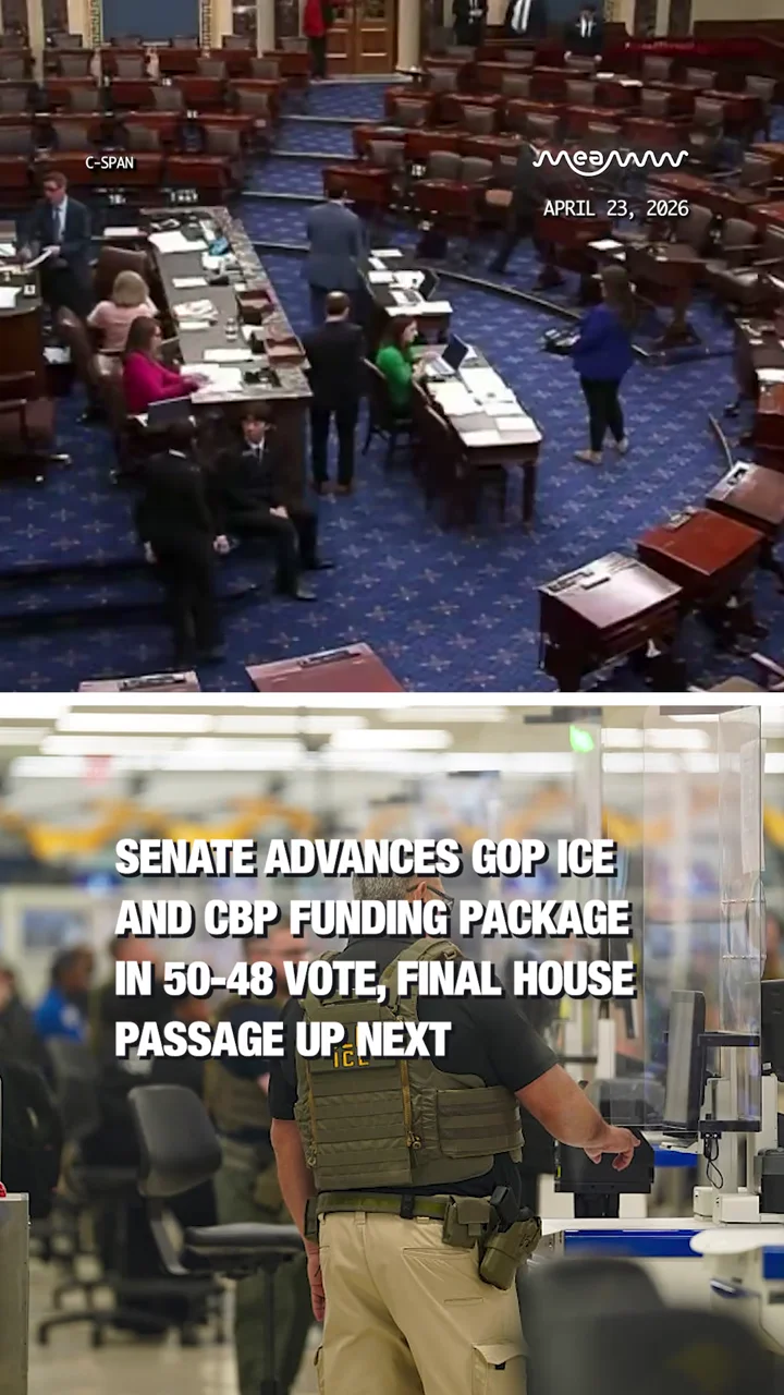 Senate Advances GOP ICE and CBP Funding Package in 50-48 Vote, Final House Passage Up Next